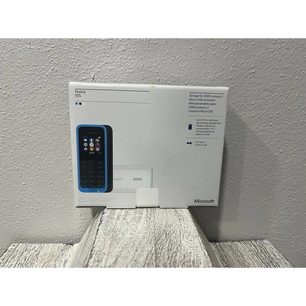 Nokia 105 RM-1135 – Brand New Sealed – Unlocked GSM Cell Phone – Fast Ship